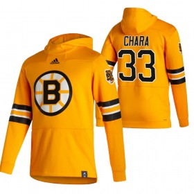 Boston Bruins Zdeno Chara 33 2020-21 Reverse Retro Hoodie Sawyer - Mannen